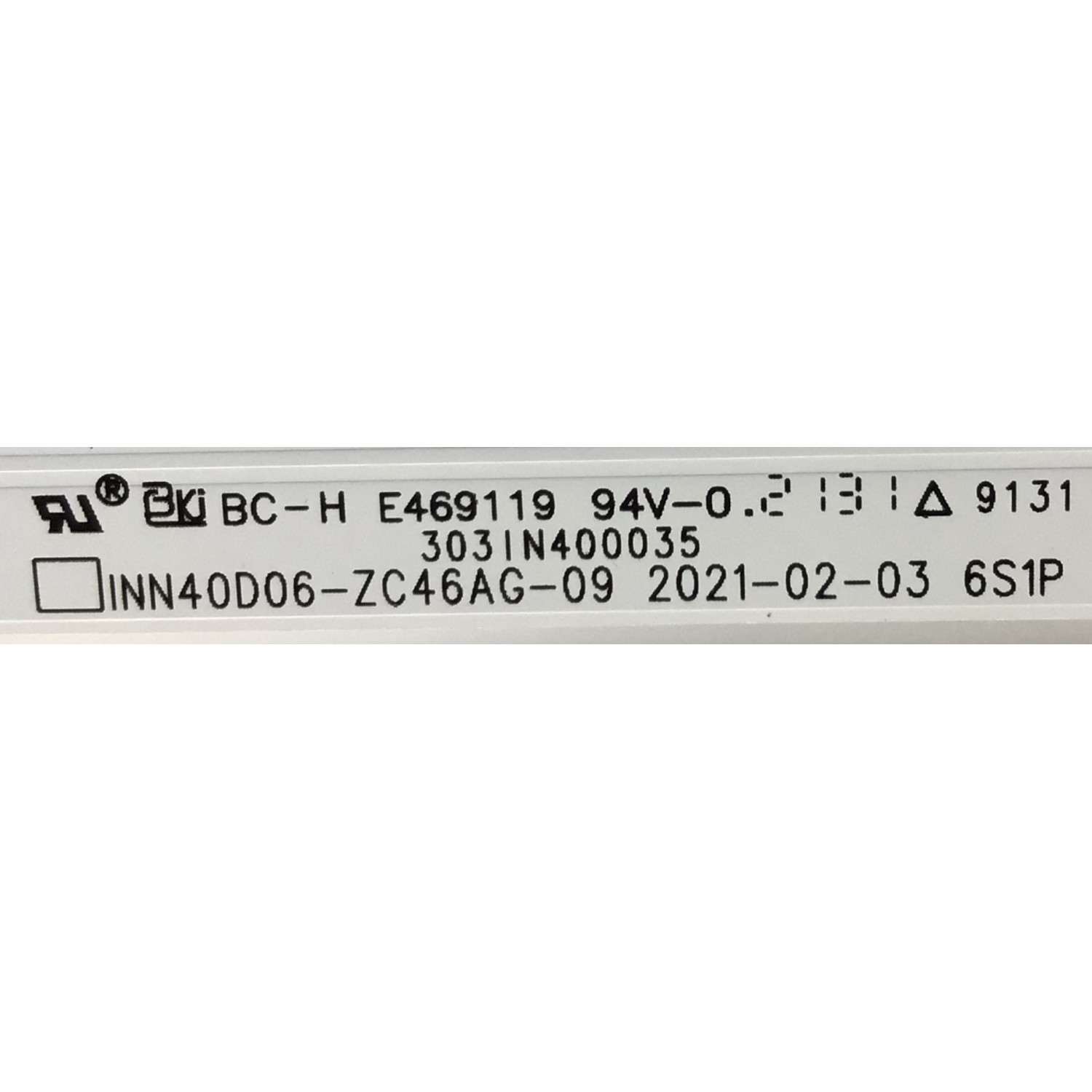 KIT DE LEDS PARA TV VIZIO ORIGINAL 2 PIEZAS / NUMERO DE PARTE 303IN400035 / INN40D06-ZC46AG-09 / B331D0000 / 28BABOLB / MODELO D40F-J09 LINID4MX / PANEL V400HJ9-D03 - Imagen 2